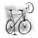 bicycle guitar  tattoo design idea