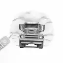 dump truck with only the strong survive  tattoo design idea