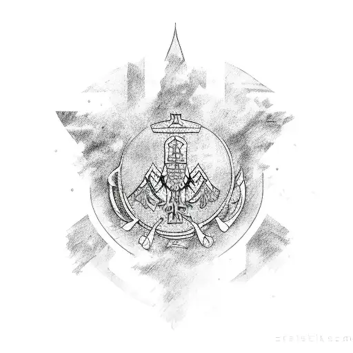 ukrainian flag  tattoo design idea