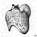 Crying Heart tattoo design idea