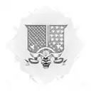 Filipino flag mixed with American flag, shading, tribal, on forearm, symmetrical, aerodynamic  tattoo design idea