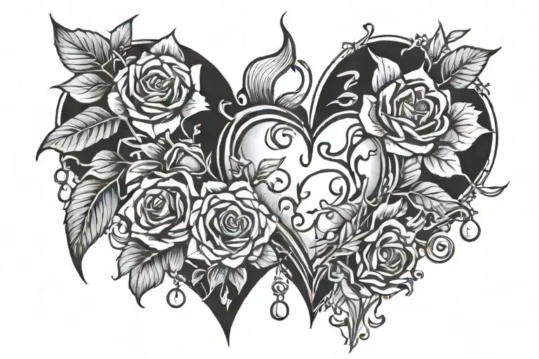 Love Hurts  tattoo design idea