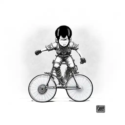 kaneda's bike akira tattoo design idea