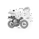 kaneda's bike akira tattoo design idea