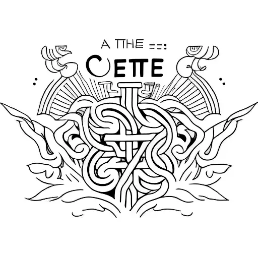 A minimalist tattoo of a Latin phrase that represents resilience and strength. tattoo design idea