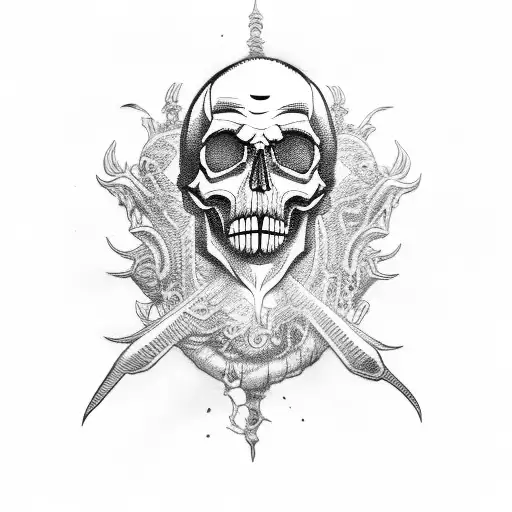 skull joker tattoos