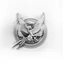 mockingjay tattoo design idea