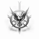 mockingjay tattoo design idea
