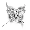 mockingjay tattoo design idea
