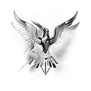 mockingjay tattoo design idea