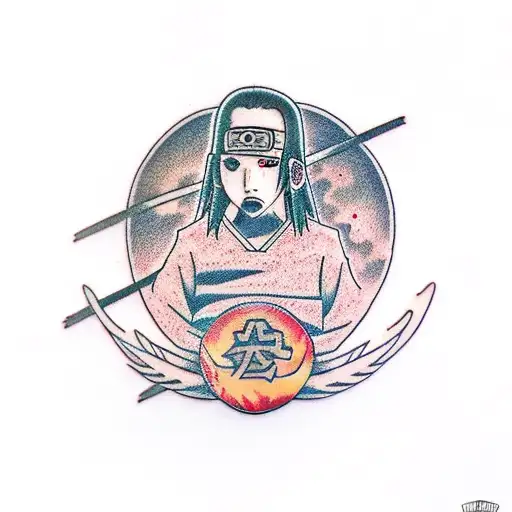 itachi uchiha  tattoo design idea