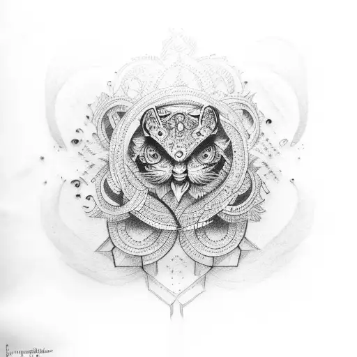 mantra tattoo design idea
