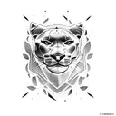 Panther tattoo design idea