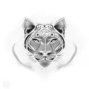 Panther tattoo design idea