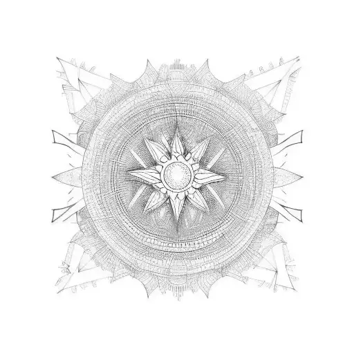 sunny tattoo design idea