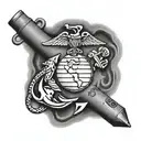Marines usmc tattoo design idea