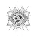 Conceptual microrealism tattoo design idea