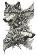 animal,love,alone, loneliness, depression, strong,self love,trust,bold, strong, creative , survivors, gladiators,wolf  tattoo design idea