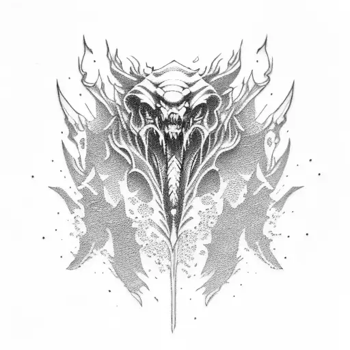 Jagers kaiju tattoo design idea