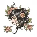 lingerie tattoo design idea