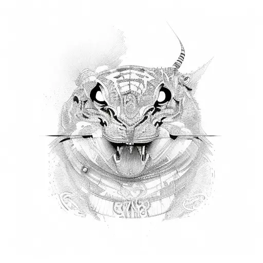 adrenaline structure tattoo design idea