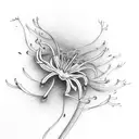 Spider Lily, Jinjo ito, double face tattoo design idea