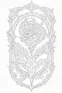 Skyrim tattoo design idea