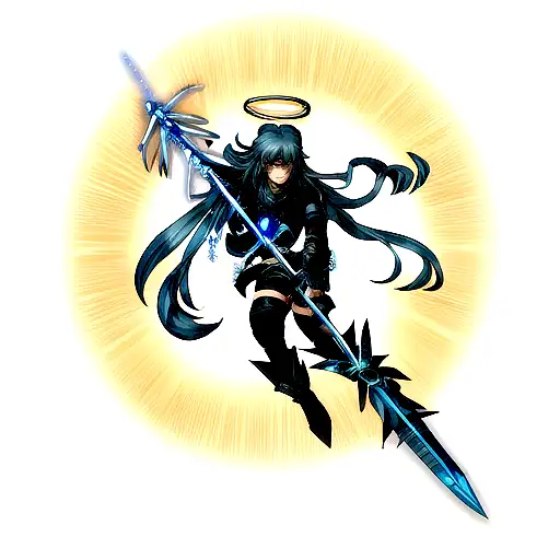 combination of Energy sword from Halo and frostmourne from world of warcraft  tattoo design idea