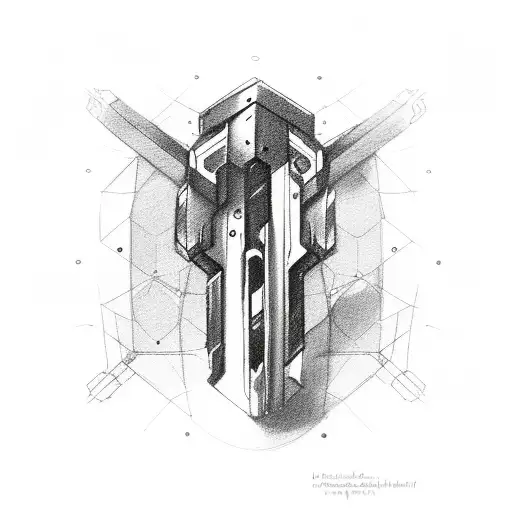 overwatch weapon tattoo design idea