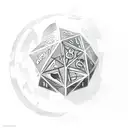 parthurnaax Skyrim on a d20 dice tattoo design idea