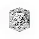parthurnaax Skyrim on a d20 dice tattoo design idea