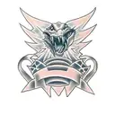 Raptor tattoo design idea