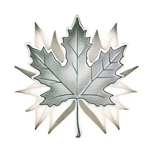 Maple Leaf tattoo design idea