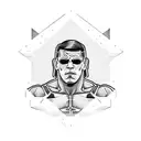 peacemaker John cena tattoo design idea