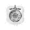 911 in roman numerals tattoo design idea