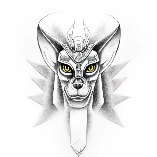 Anubis tattoo design idea