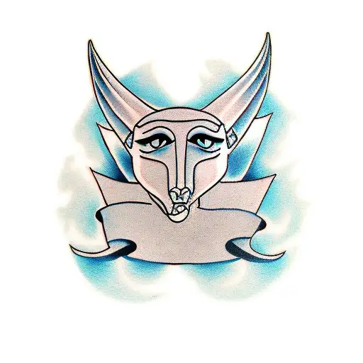 Anubis tattoo design idea