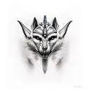 Anubis tattoo design idea