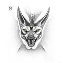 Anubis tattoo design idea