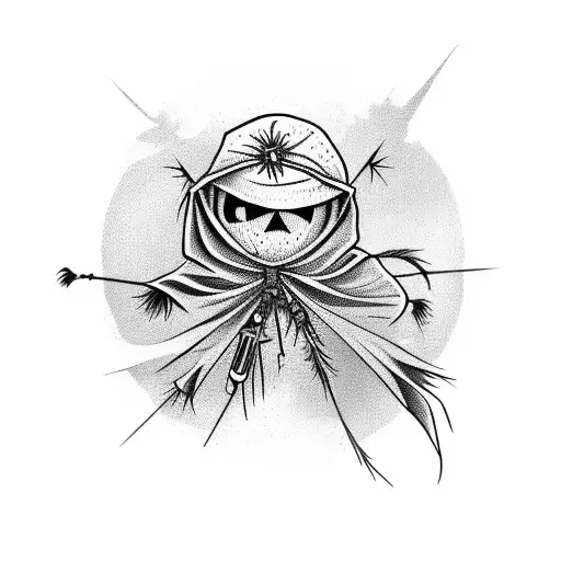 scarecrow tattoo design idea