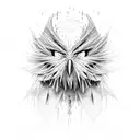 scarecrow with raven tattoo design idea