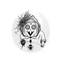scarecrow tattoo design idea