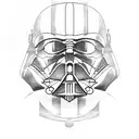 darth Vader wearing a Seattle mariners jersey tattoo design idea