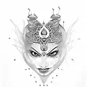 goddess kali tattoo design idea
