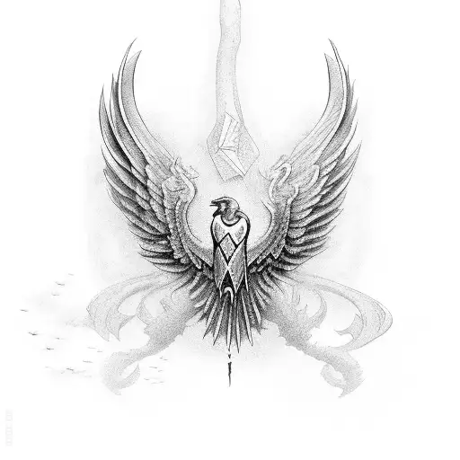 seraph tattoo design idea
