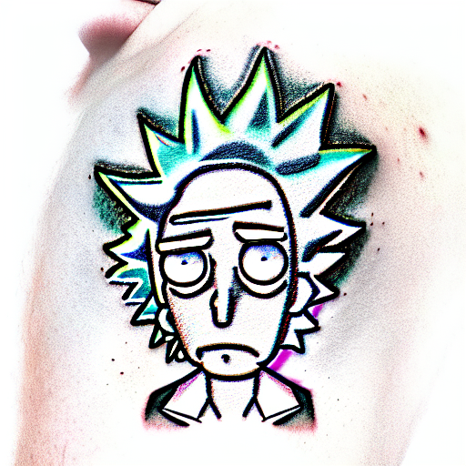 Rick & Morty tattoo design idea