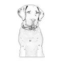a labrador retriever tattoo design idea