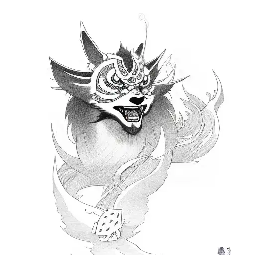 amaterasu japanese sleeve tattoo design idea
