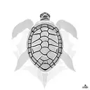 turtle tattoo design idea