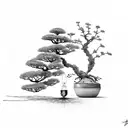 Broken Light Bulb with bonsai tree growing out  tattoo design idea